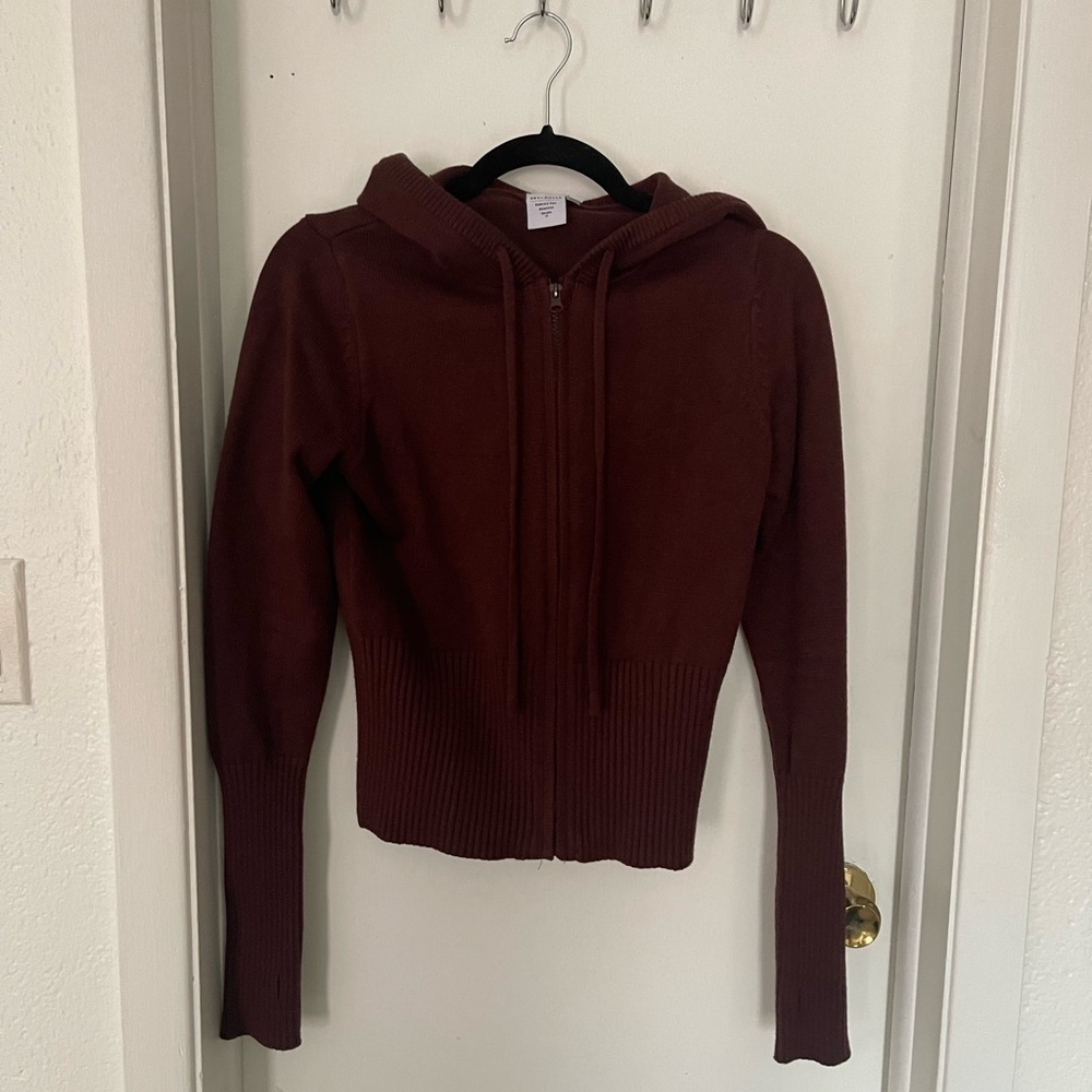 Sky Dolls Ribbed Zip-Up Hoodie - Picture 3 of 6